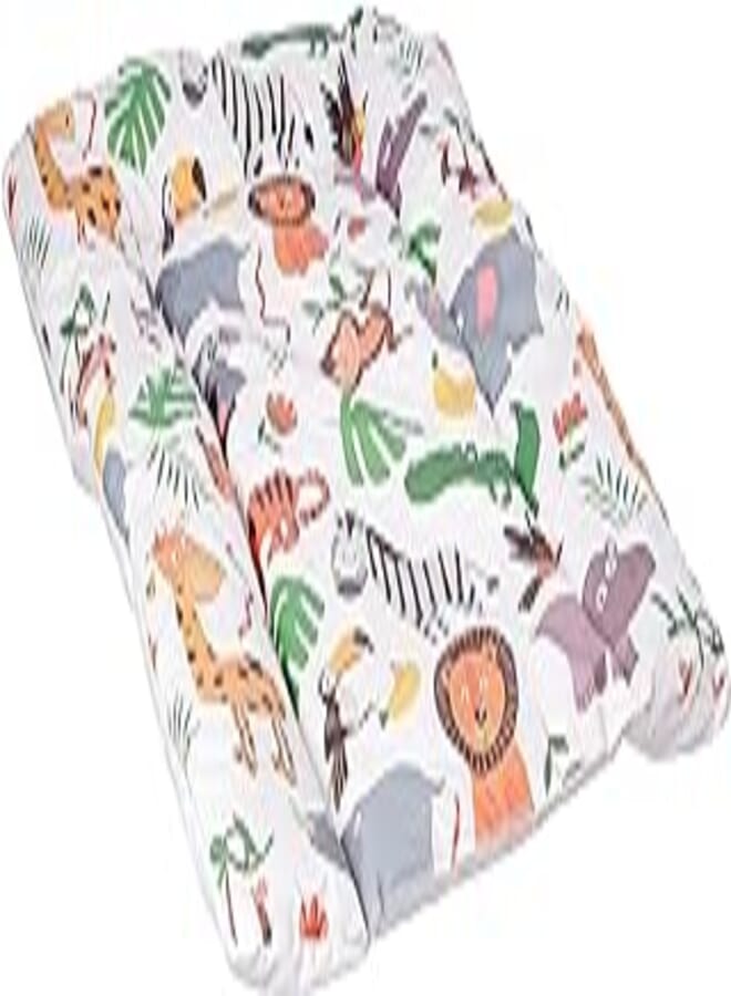 Komkom baby changing mat - patterned/jungle - 1 piece