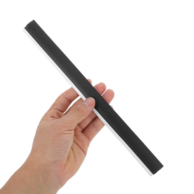 28cm Black Rubber Edge Replacement Strips 4pcs For Dustpan And Shovel Cleaning Repair - Image 5