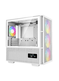 DEEPCOOL CH560 Digital Mid-Tower Computer Case/Gaming Cabinet - White | Support Mini-ITX/Micro-ATX/ATX/E-ATX | Pre-Installed 3 x 140mm ARGB Front and 1 x 120mm ARGB Rear Fan- R-CH560-WHAPE4D-G-1  - Image 2
