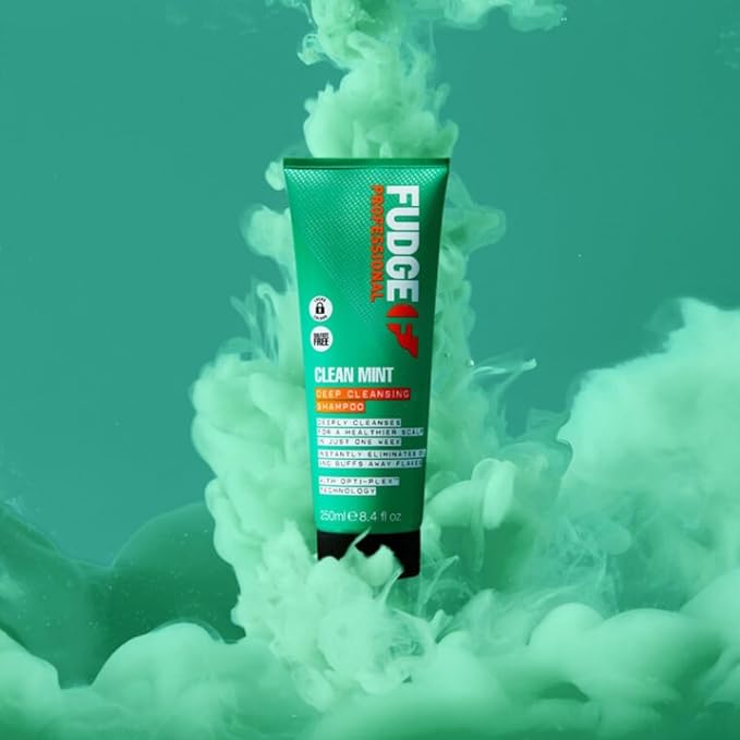 Fudge Clean Mint Shampoo Deep Cleansing Clarifying Shampoo Scalp Care 5x Stronger Hair 250 ml - Image 5