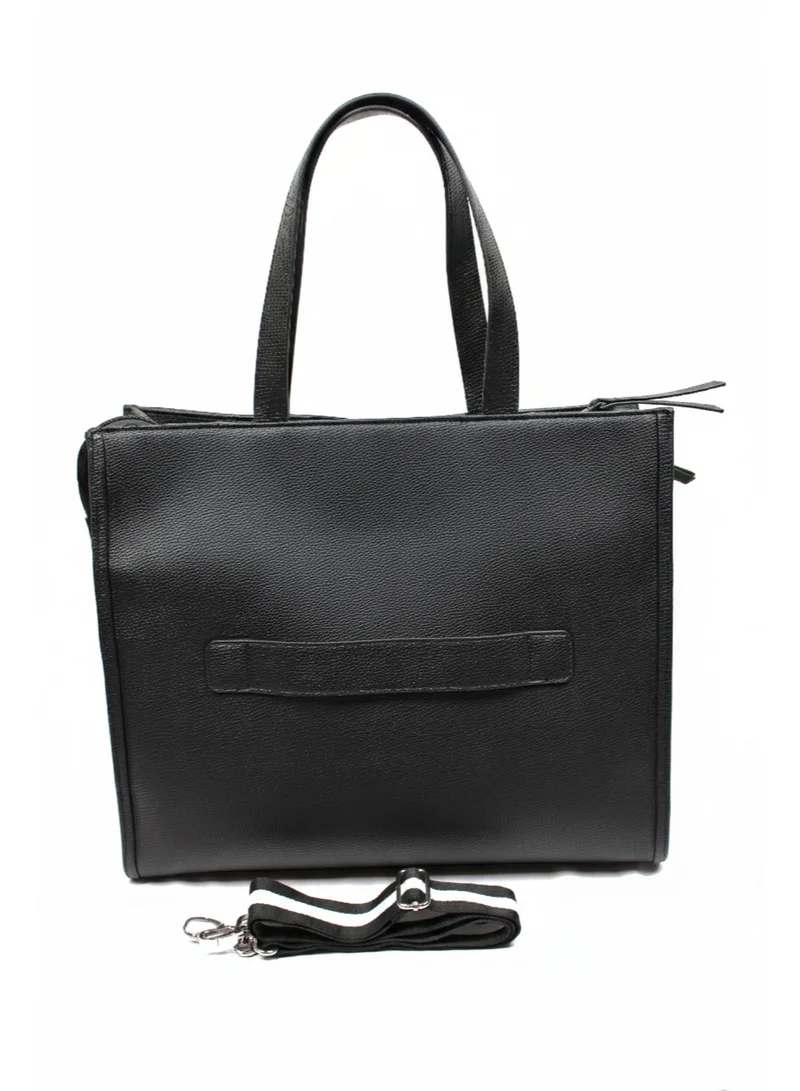 دكني حقائب يد وحقائب كتف نسائية من ريفيتس، حقائب كتف نسائية بمقبض علوي، لون أسود