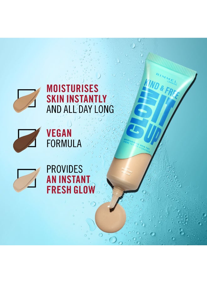 RIMMEL LONDON Kind And Free Glow It Up Moisturising Skin Tint - 082 - Golden Ivory, 30Ml - Image 4
