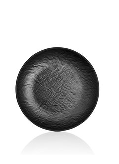 KULSAN Melamine Dinner Plate Set 26 Cm 4 Pieces Black Color  - Image 2