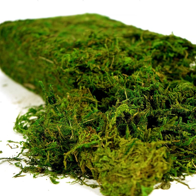 USMOLA Artificial Moss 16oz â€“ Fake Moss for Crafts, Fairy Gardens, Wedding & Party Decor, Centerpieces & Potted Plants (Fresh Green, 455g) - Image 1