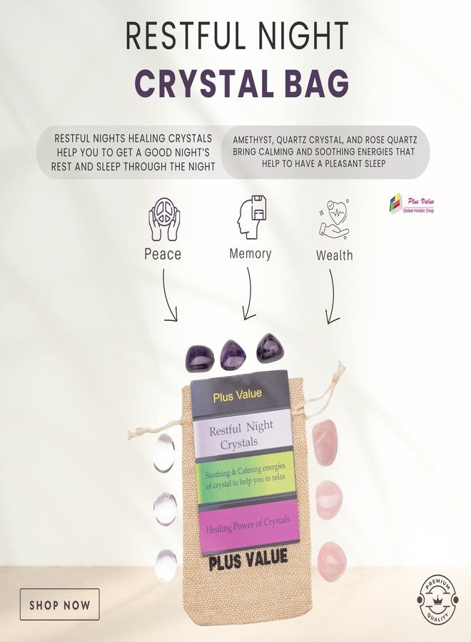 Plus Value Restful Night Crystals Better & Quality Sleep - Reiki Crystal Healing Therapy Products - Image 3