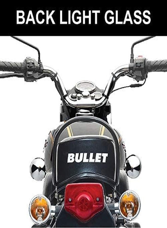 VTRUST Bike Tail Light Bright Orange LED Back Light Compatible for Royal Enfield Standard 350 & 500 - Image 2