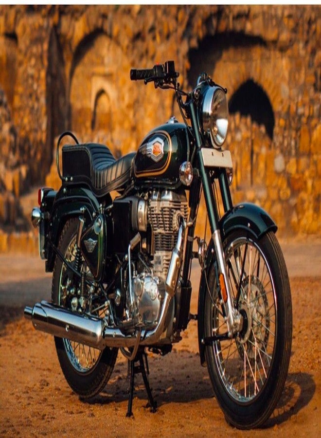 VTRUST Bike Tail Light Bright Orange LED Back Light Compatible for Royal Enfield Standard 350 & 500 - Image 5