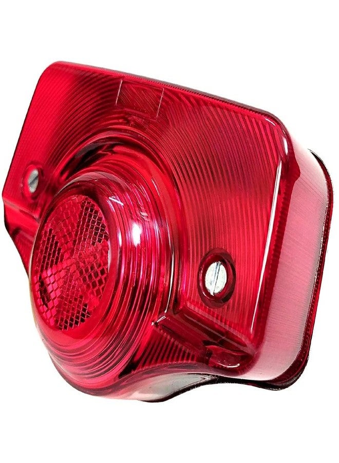 VTRUST Bike Tail Light Bright Orange LED Back Light Compatible for Royal Enfield Standard 350 & 500 - Image 1