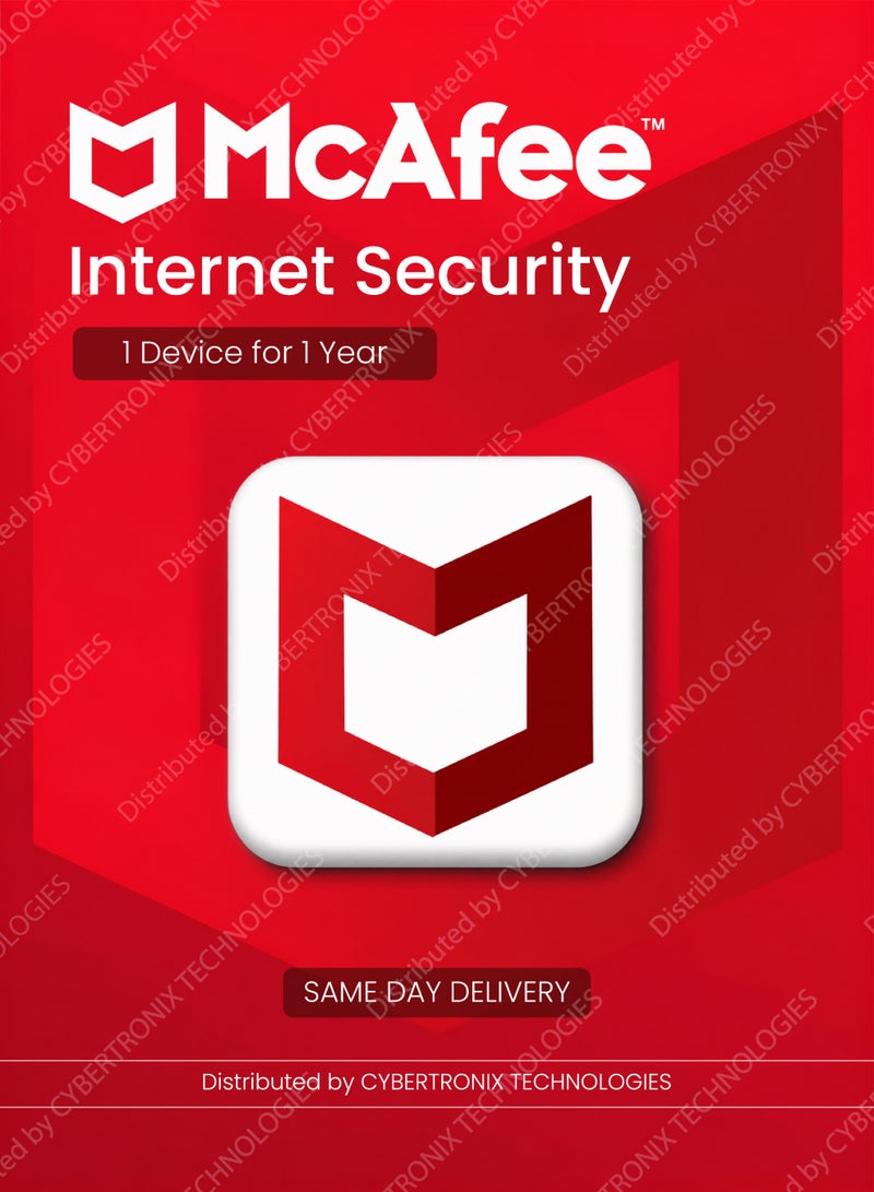 McAfee Internet Security | 1 Device 1 Year | Digital License