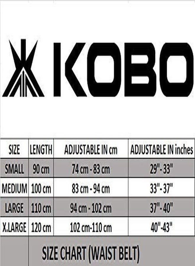 Kobo WTB-11 Power Weight Lifting Gym Belt 5 Inches Wide for Dead Lift, Squats & Weightlifting Back Support (-M-) - Image 3
