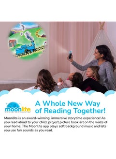 Moonlite Storytime The Little Engine That Could Storybook Reel, A Magical Way To Read Together, Digital Story For Projector, Fun Sound Effects, Learning Gifts For Kids Ages 1 Year And Up  - Image 2