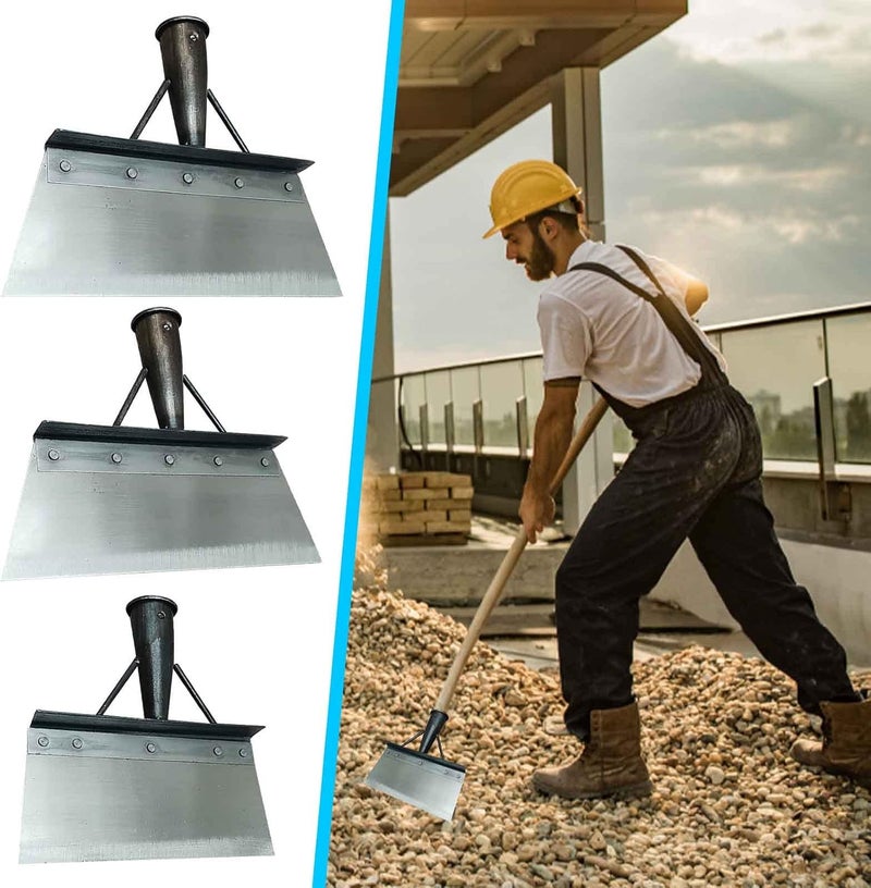 كلاراكو مجرفة تنظيف الحدائق متعددة الوظائف، مجرفة مسطحة لتجميل الحدائق، مجرفة مكشطة للحدائق، مجرفة يدوية من الجيل التالي (25 سم) - Image 2