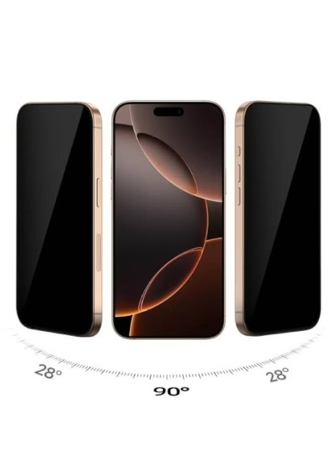iPhone 16- Privacy Anti-Fingerprint Screen Protector High Quality - Image 5