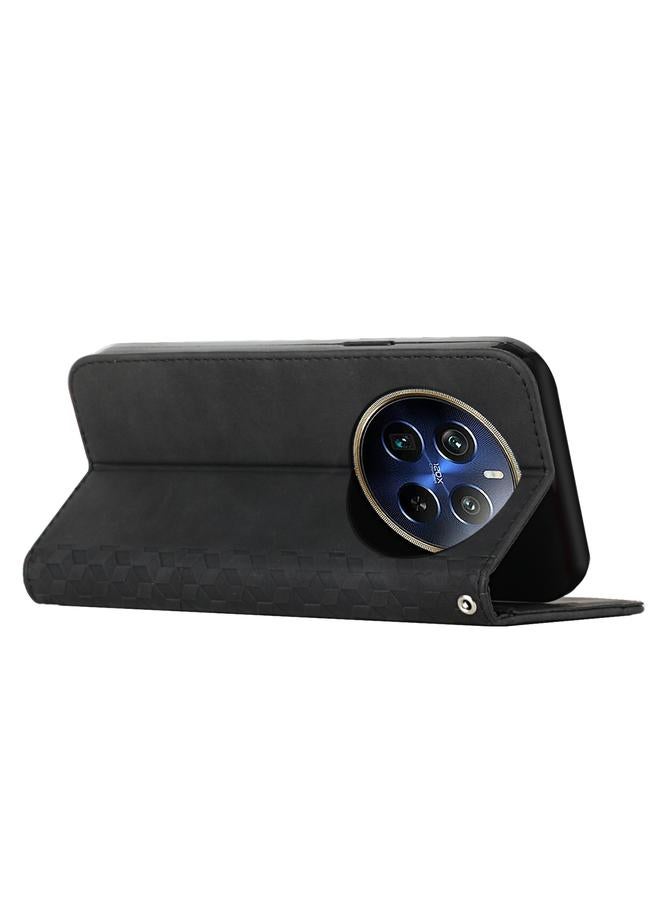 S-TOP Case For Realme 12 Pro+ Diamond Splicing Skin Feel Magnetic Leather Phone Case - Image 3