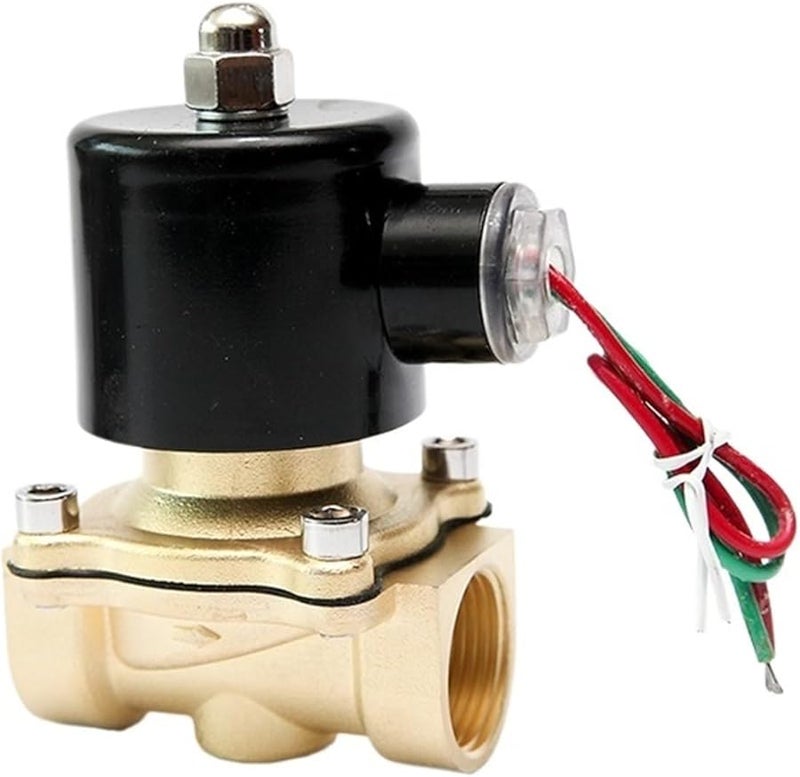 3 4 Inch NPT 12VDC Normally Closed Brass Solenoid Valve For Water Gas Oil - Image 2