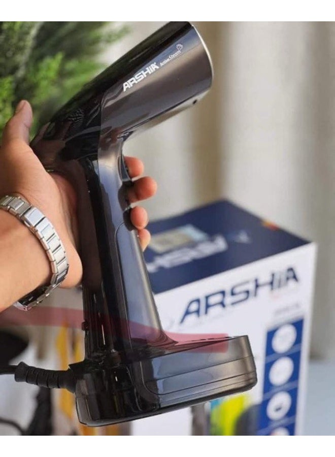 Arshia German Handheld Steam Iron 1800 Watts - Black - Image 3