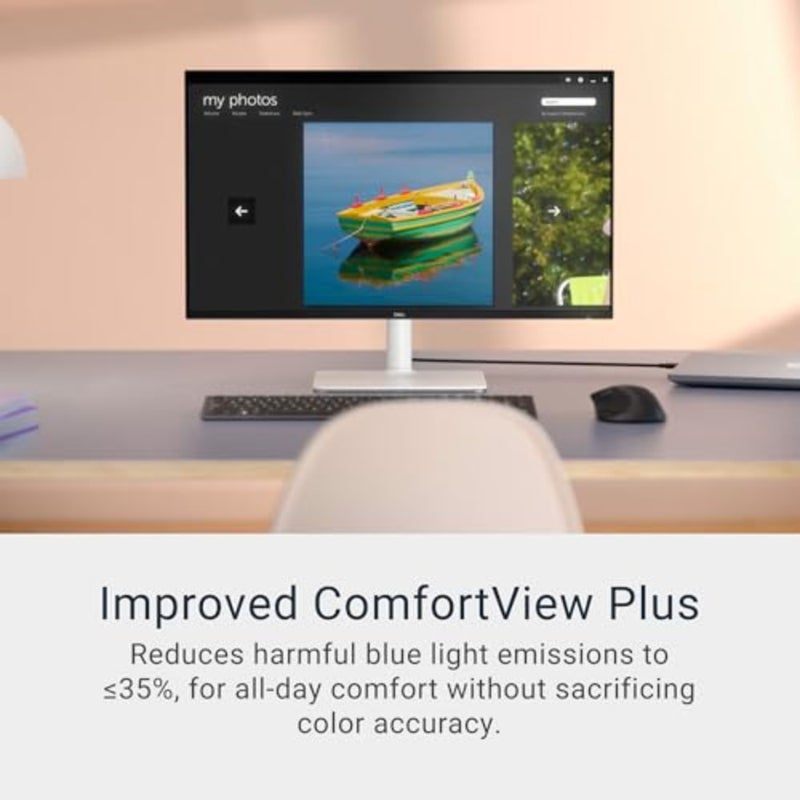 34 شاشة S3425DW، WQHD VA، 120 هرتز، FreeSync Premium، Eye Comfort HDR10، مضادة للتوهج، سطوع 300 شمعة/م2، تباين 3,000:1، 95 DCI-P3، مكبرات صوت 2x10 وات، توصيل طاقة USB-C بقدرة 65 وات - Image 3