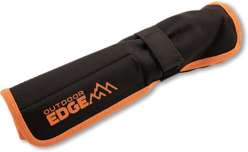 Outdoor Edge طقم الصيد البري - مجموعة معالجة الألعاب 5 قطع - تتضمن سكين جلد، سكين تقليم، شفرة عظمية وم sharpeners مزدوجة المرحلة - Image 3