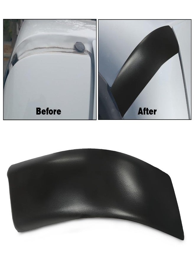 PIT66 Black RH & LH Corner Roof Moldings, Compatible with Ford F250 F350 F450 F550 Super Duty 1999-2007 Regular & Crew Cab YC3Z-2551729-PTM, Not Fit Extended Cab - Image 2