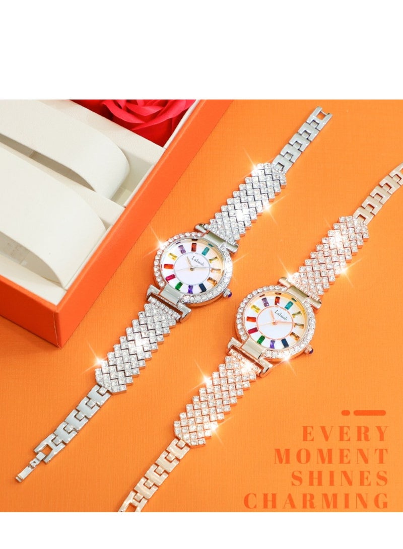 Labaoli Women's Fashion Diamond Inlaid Bracelet Watch - Image 2