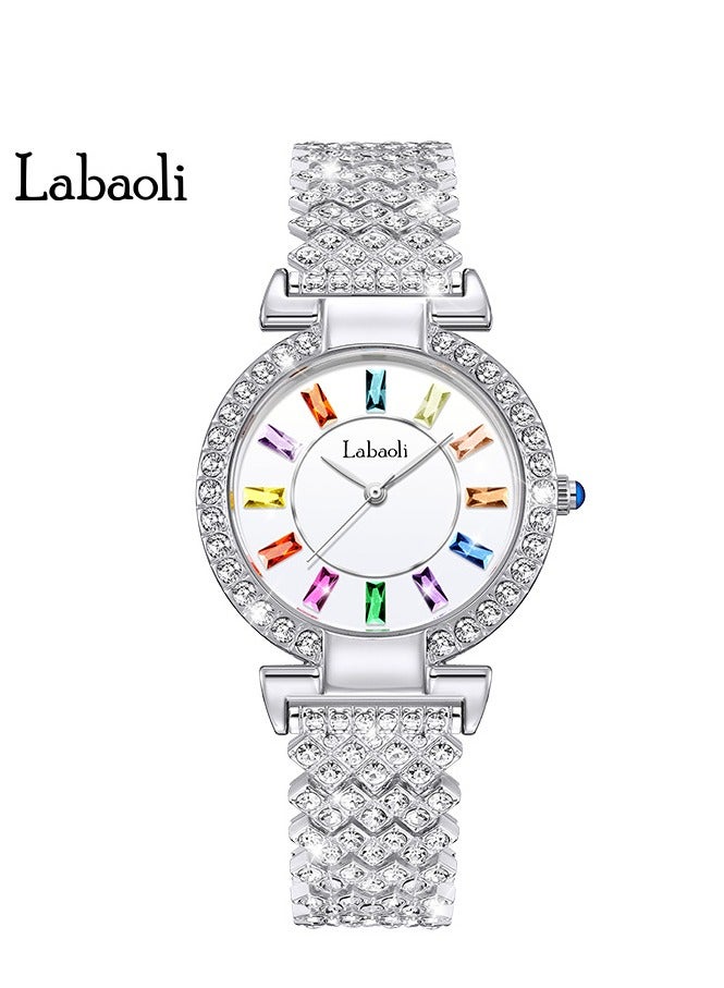 Labaoli Women's Fashion Diamond Inlaid Bracelet Watch - Image 1