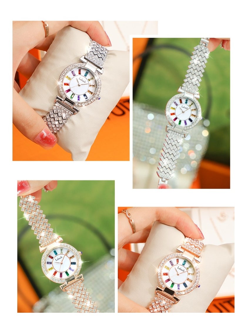 Labaoli Women's Fashion Diamond Inlaid Bracelet Watch - Image 5