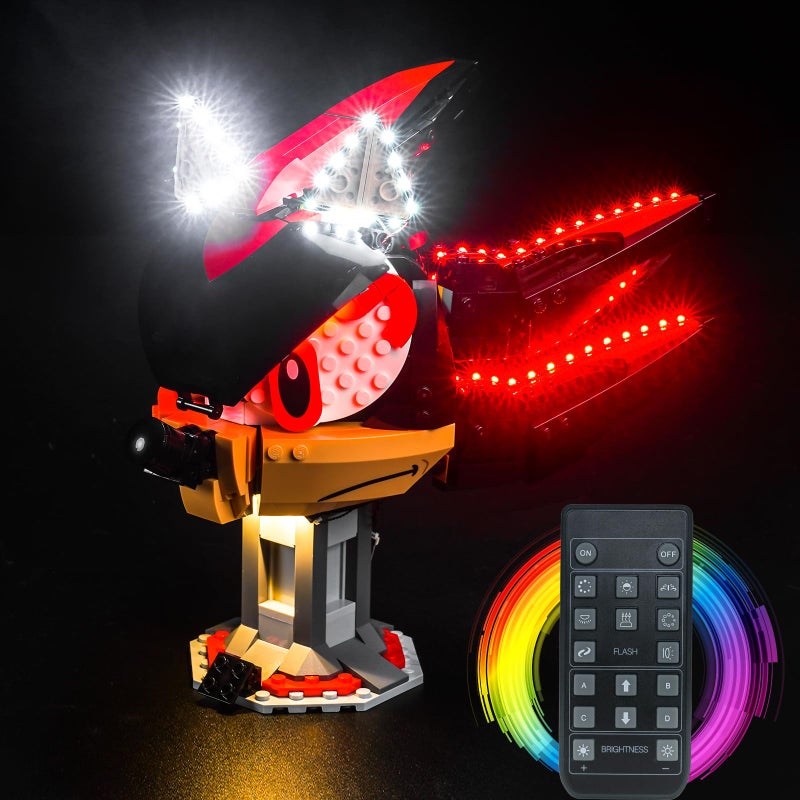 LocoLee Light Compatible with Lego Shadow The Hedgehog 77000 Lighting Set Accessories Compatible with Lego 77000 No Models Only Light Light Control Version - Image 3