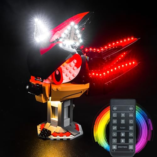 LocoLee Light Compatible with Lego Shadow The Hedgehog 77000 Lighting Set Accessories Compatible with Lego 77000 No Models Only Light Light Control Version - Image 1