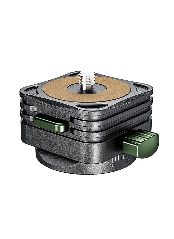 BAFANG - BFJ-04A Quick Release Plate System QR Mount Plate Camera Tripod Mount Aluminum Alloy 360° Rotatable with 1/4 Inch Screw 3/8 Inch Thread for DSLR Camera Tripod Slider - Image 1