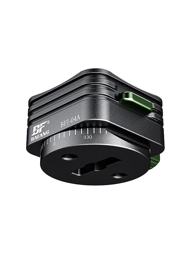BAFANG - BFJ-04A Quick Release Plate System QR Mount Plate Camera Tripod Mount Aluminum Alloy 360° Rotatable with 1/4 Inch Screw 3/8 Inch Thread for DSLR Camera Tripod Slider - Image 1