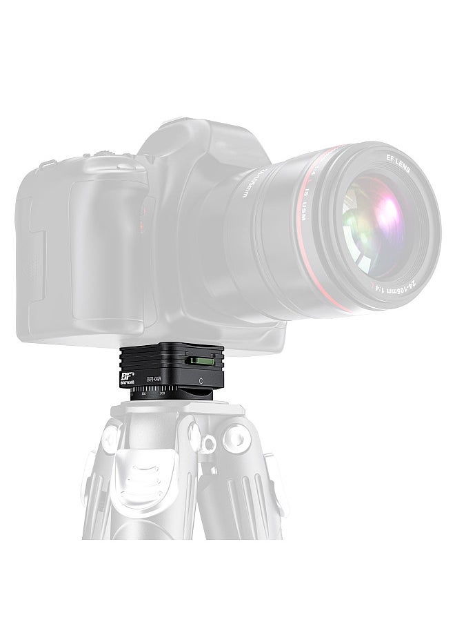 BAFANG - BFJ-04A Quick Release Plate System QR Mount Plate Camera Tripod Mount Aluminum Alloy 360° Rotatable with 1/4 Inch Screw 3/8 Inch Thread for DSLR Camera Tripod Slider - Image 1
