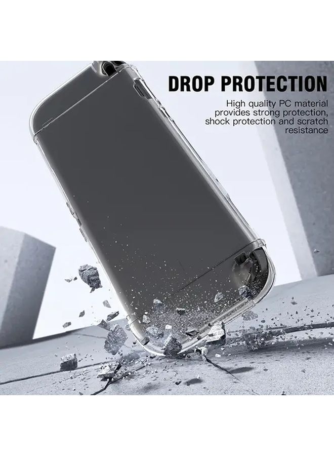Transparent Crystal Clear Protective Case For Nintendo Switch 2 Scratch Resistant Cover With Precise Cutouts Style 001 - Image 3