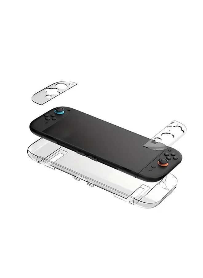 Transparent Crystal Clear Protective Case For Nintendo Switch 2 Scratch Resistant Cover With Precise Cutouts Style 001 - Image 5