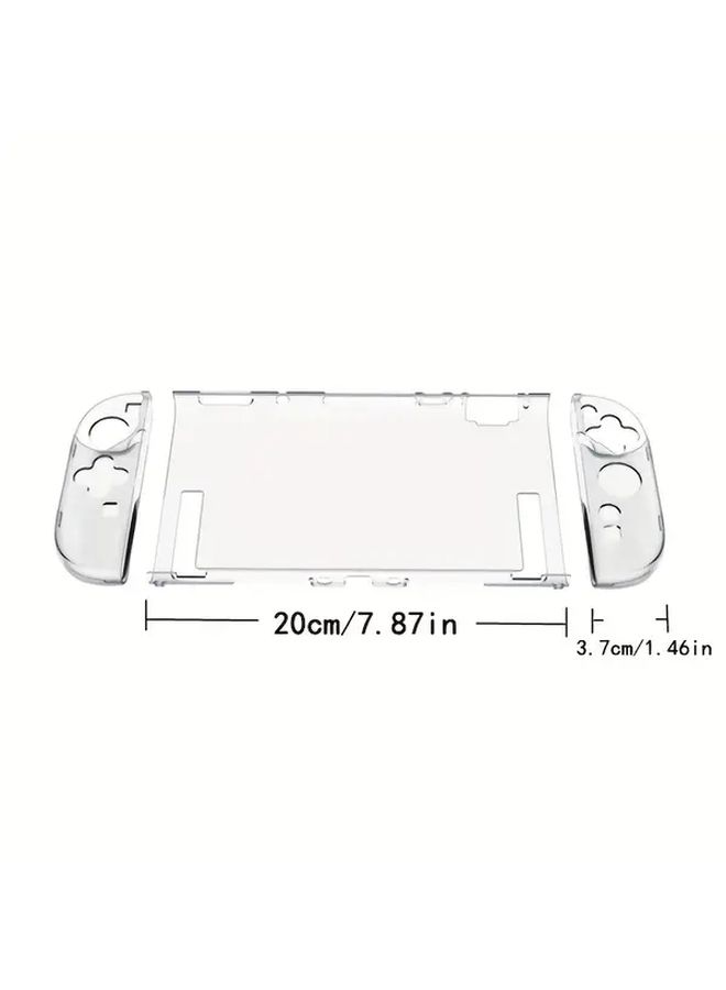 Transparent Crystal Clear Protective Case For Nintendo Switch 2 Scratch Resistant Cover With Precise Cutouts Style 001 - Image 2