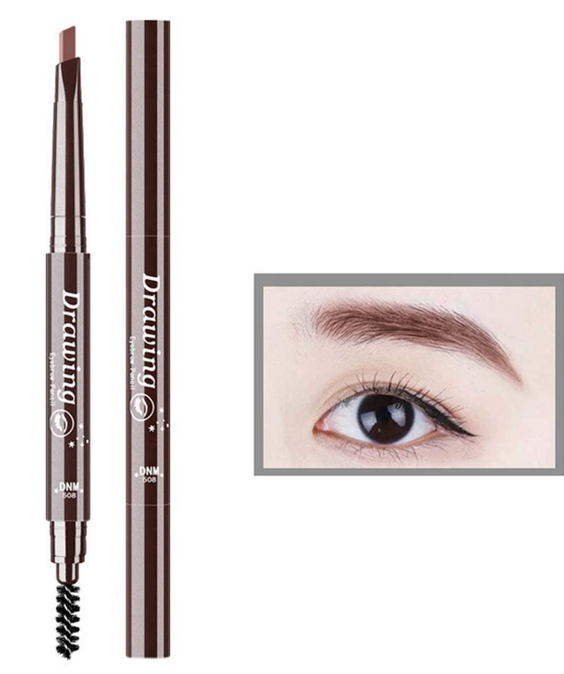 LINXI Eyebrow Pencil Longlasting Waterproof Durable Automaric Liner Eyebrow 5 Colors to ChooseNatural Eyebrows that Last For a Long Time brown