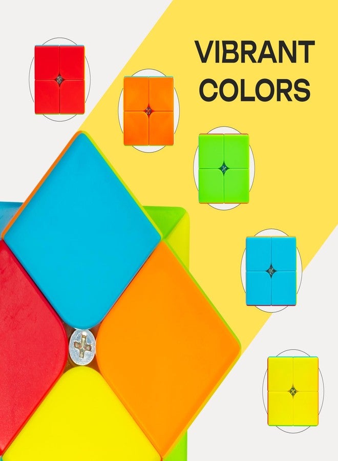 Cubelelo Drift 2x2 & 3x3 Cube Gift Box Combo | 2-in-1 Puzzle Toy Game Set for Children Kids & Adults Ages 4 5 6 & Above | Double the Challenge, Twice the Fun | Ultimate Value Saver Combo - Image 3