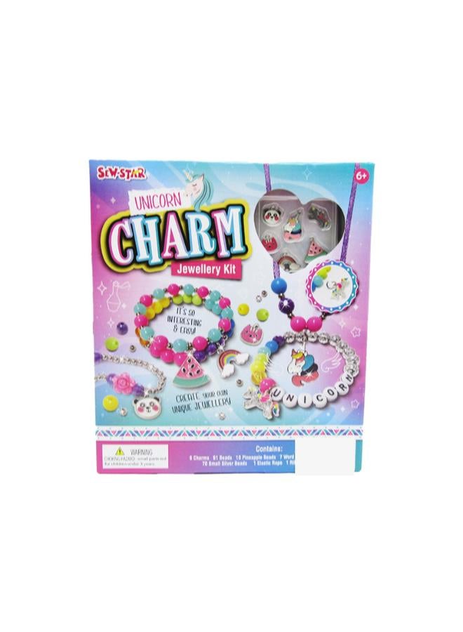 Unicorn Charm Jewelry Kit 