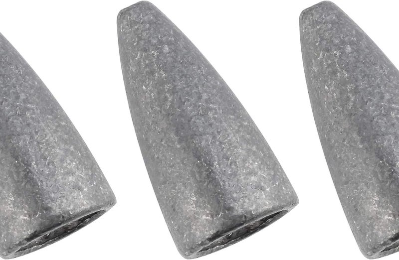 Dr.Fish 50 Pack Bullet Fishing Sinkers Worm Weights Lead Fishing Weights Bass Fishing Sinker Freshwater Texas Carolina Rig Punch Shot - Image 1