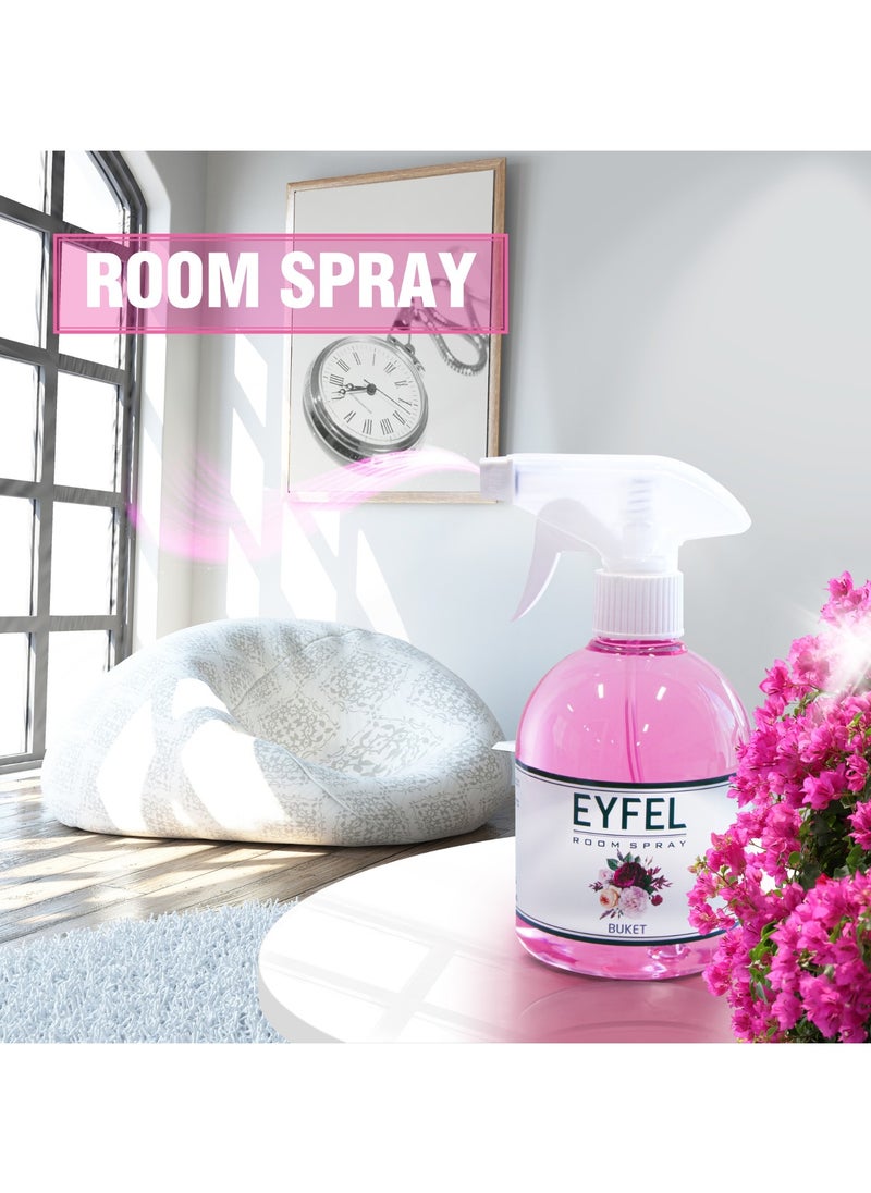 آيفيل معطر جو EYFEL Buket Room Spray للمنزل والمكتب - 500 مل 