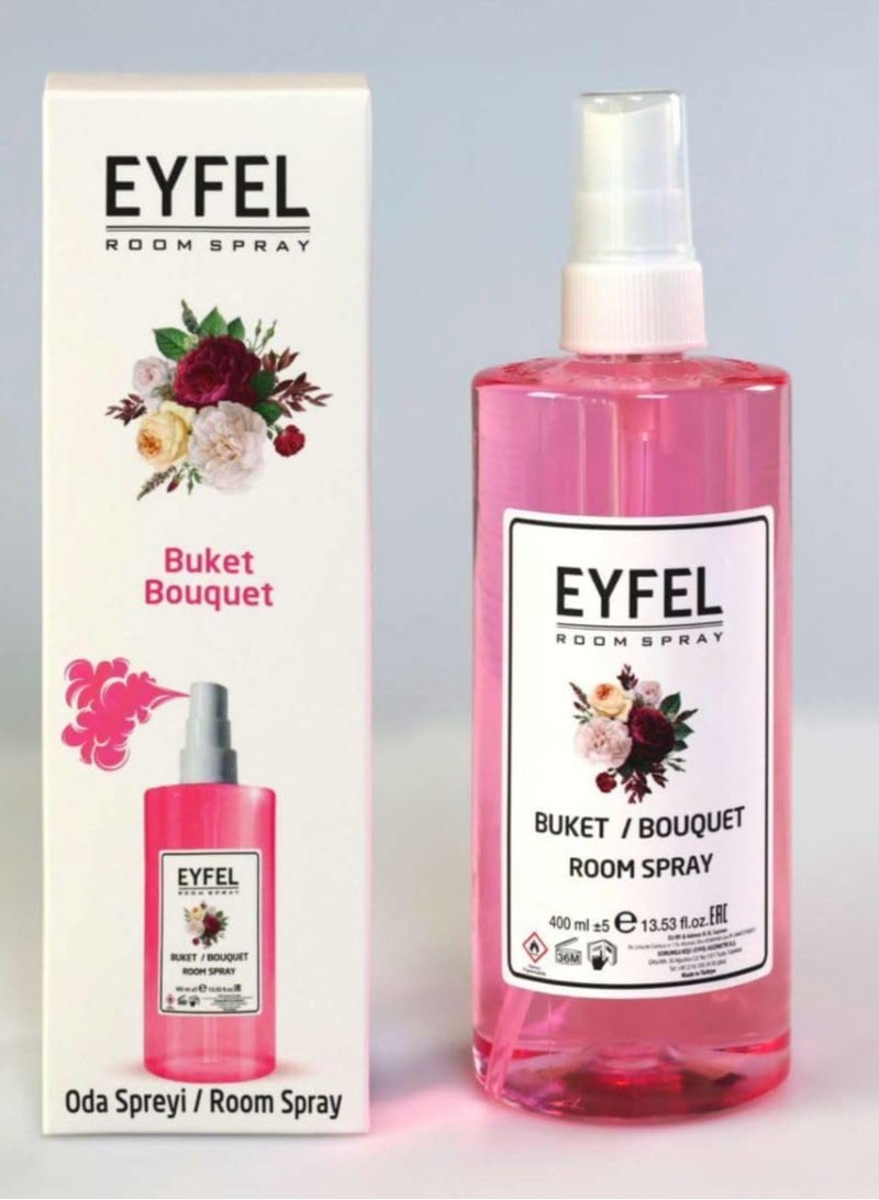 آيفيل معطر جو EYFEL Buket Room Spray للمنزل والمكتب - 400 مل
