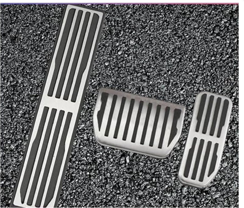 Wivplex Stainless Steel Car Pedal Pad Cover Set for Jaguar - Image 3