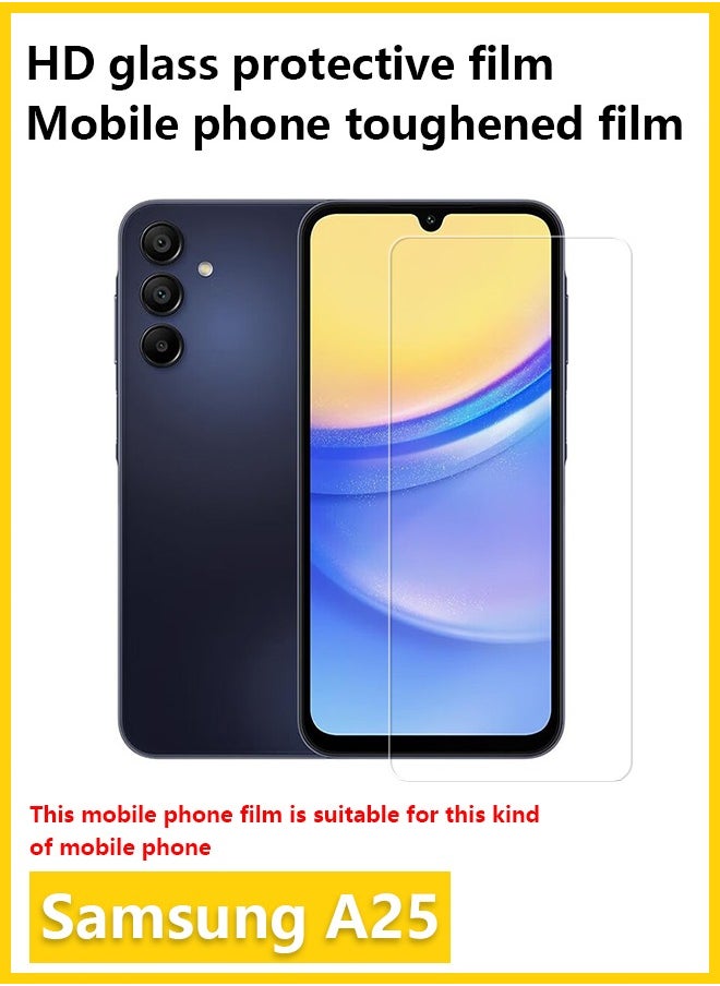 Mobile Phone Tempered Film Samsung A25 Galaxy HD Glass Protection Explosion-Proof Anti-fingerprint Mobile Phone Film