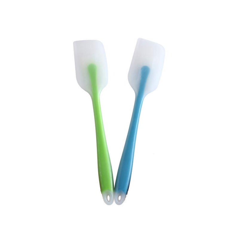 VIBGYOR PRODUCTS Vidhi Enterprsies Silicone Spatulas Heat Resistant Flexible Spatula 450F with Stainless Steel Core FDA Grade Premium Kitchen Utensils with Good Grip 27 cm Pack of 2 - Image 1