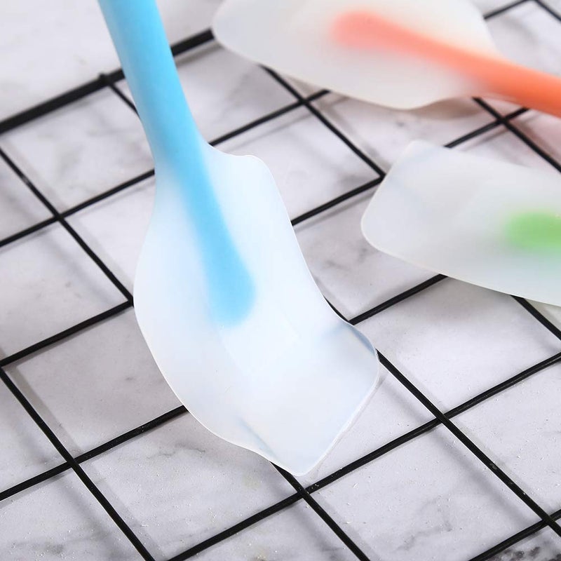 VIBGYOR PRODUCTS Vidhi Enterprsies Silicone Spatulas Heat Resistant Flexible Spatula 450F with Stainless Steel Core FDA Grade Premium Kitchen Utensils with Good Grip 27 cm Pack of 2 - Image 3