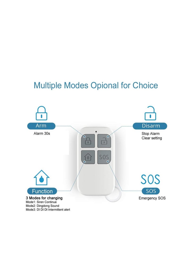 2Pack 130Db Wireless Magnetic Sensor Anti-Theft Door Window Pool Alarm With Remote Control Door Alarms For Kids Safety Home Store Garage Apartment Business Security - Image 3