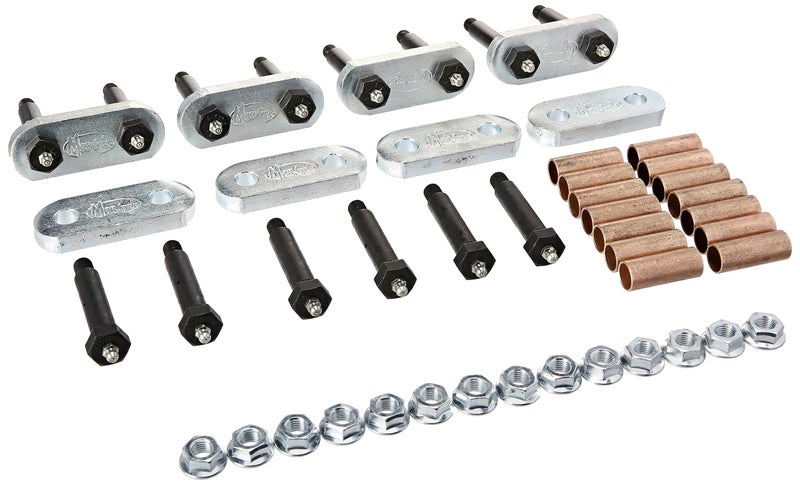 MORryde UO12016 Heavy Duty Shackle Upgrade Kit CRE3000 StockEquaflex 225 Shackles Tandem Axle