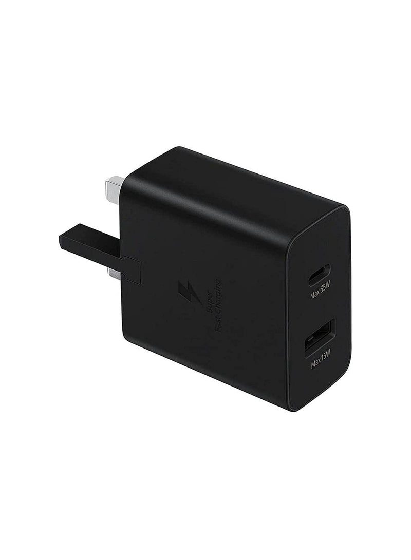 SAMSUNG Power Adapter Duo 35W, Black, USB