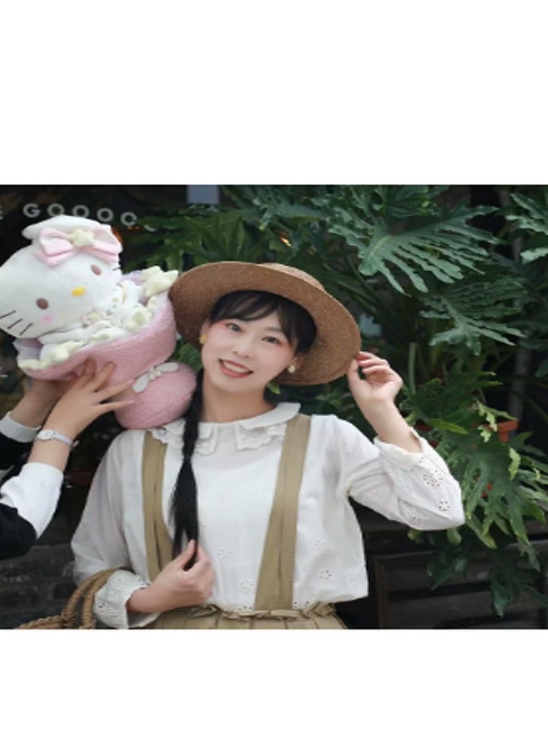 general 2-In-1 Cartoon Hello Kitty Bouquet Doll Plush Girl Gift - Image 2