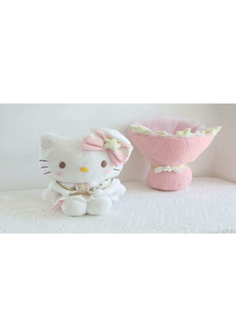 general 2-In-1 Cartoon Hello Kitty Bouquet Doll Plush Girl Gift - Image 5