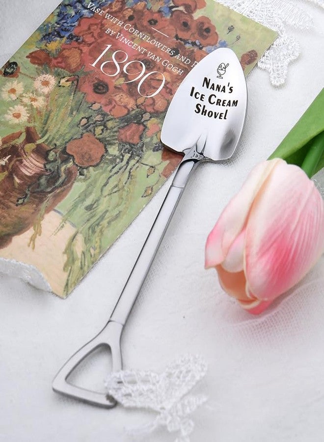 Borhmty Grandma Nana Mother Day Birthday Gifts for Gigi Grandmother Nana's Ice Cream Shovel Spoon Gifts for Nanny Mamaw Grandma Retirement Gift from Granddaughter Grandson Mimi Nana Gift for Women - Image 4